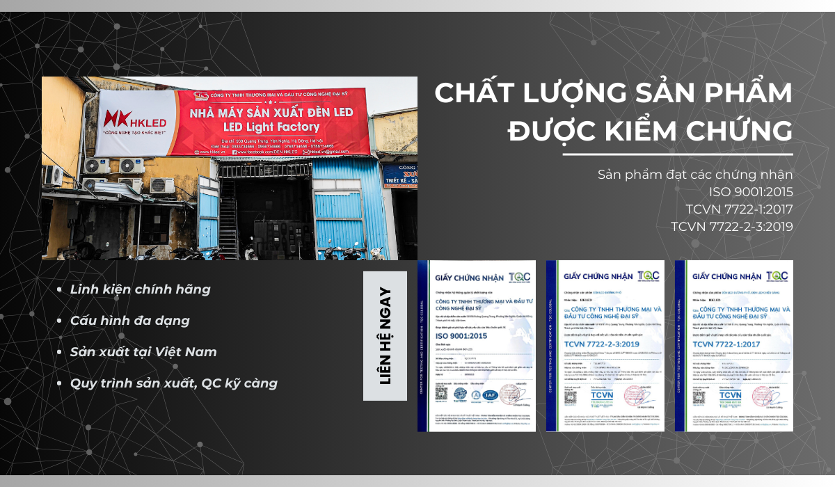NHÀ MÁY SẢN XUẤT ĐÈN LED