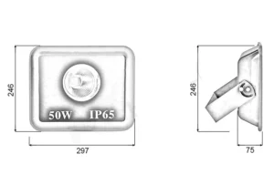 ĐÈN LED PHA LY 50W