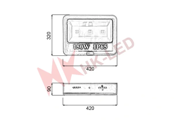 Thông Số Đèn Chiếu Biển Hiệu 150w