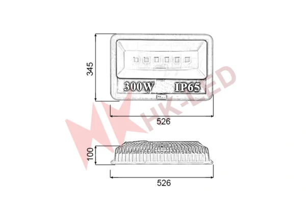 Đèn Chiếu Biển Hiệu 300w