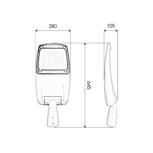 Thông số đèn LED đường phố D21 150W
