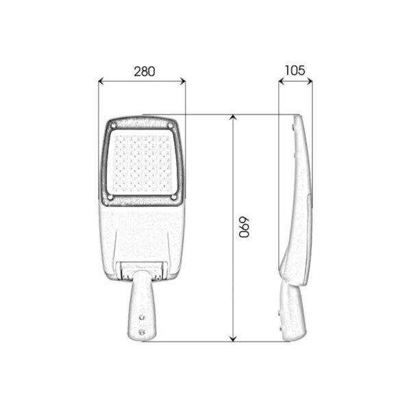 Thông số đèn LED đường D21 200W