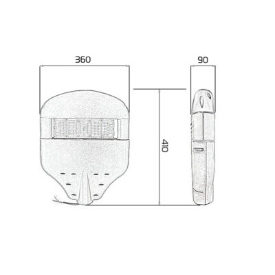 Thông số đèn chiếu sáng đường phố 50w D03