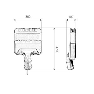 Thông số đèn LED đường OEM Philips 50w D15