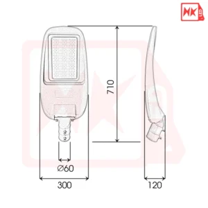 Thông số đèn LED đường quốc lộ 150w D20