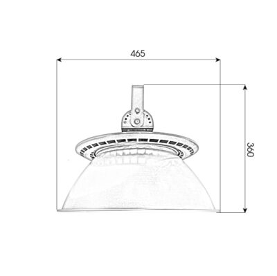 Thông Số Đèn Nhà Xưởng UFO 200w x01