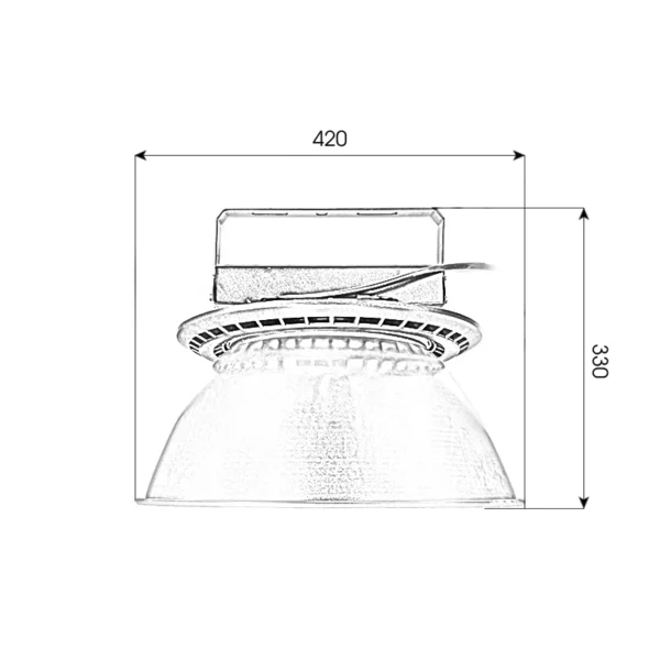 Thông Số Đèn Nhà Xưởng UFO X01 Lắp Choá