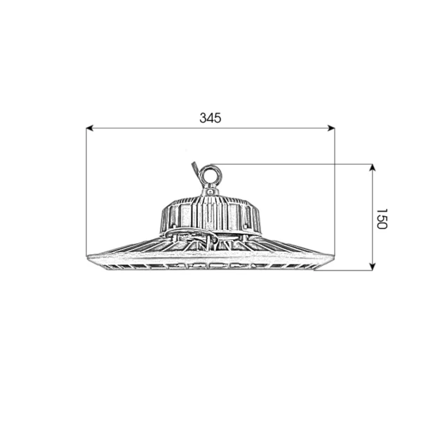 Thông Số Đèn LED Nhà Xưởng Ufo 150w