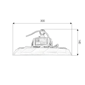 Thông Số Đèn Xưởng Ufo 100w X03